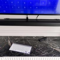 klaviatura lt slim - Proline KX5112 Belaidė Klaviatūra Kompiuteriui ir Smart TV Sidabrinė (Silver) - 8 nuotrauka
