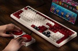 8bitdo - 8BitDo Retro 108 Fami Edition, belaidė, mechaninė, Juoda (Black) - 3 nuotrauka