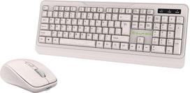 creamy keyboard - Tellur TLL491171 Žalias (Green) Belaidė Klaviatūra ir Pelė su Nano Receiver - 2 nuotrauka