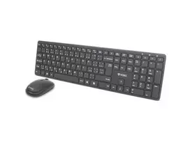 yenkee - Yenkee YKM 2008CS Tibe Wireless Keyboard + Mouse Set Juoda (Black) - 8 nuotrauka
