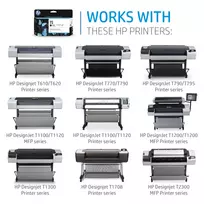 hp 300 kasete - HP 726 ink black matte 300ml | CH575A - 3 nuotrauka