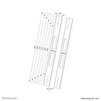 vesa mount - NEOMOUNTS BY NEWSTAR AWL-250BL18 VESA EXTENSION KIT - BLACK - 2 nuotrauka