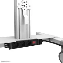 wheel stand - NEOMOUNTS BY NEWSTAR SELECT MOBILE DISPLAY FLOOR STAND (32-75") 10 CM. WHEELS WHITE - 2 nuotrauka