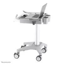 klaviaturos laikiklis - NEWSTAR MOBILE LAPTOP CART, INCL. KEYBOARD & MOUSE DRAWER 10-22" CR?ME - 6 nuotrauka