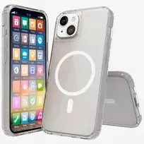 ekrano plevele 15 - SCREENOR BUMPER IPHONE 15 PLUS MAGSAFE TRANSPARENT - 2 nuotrauka