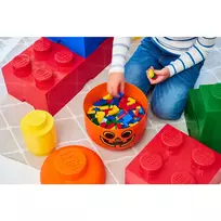 l lego - Daiktadėžė LEGO Storage Head L Pumpkin, oranžinė, 240 x 240 x 270 mm - 2 nuotrauka