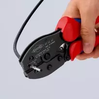 laidu reples - Knipex 975242SB PreciForce užspaudimo replės MC4 / EVO2 - 5 nuotrauka