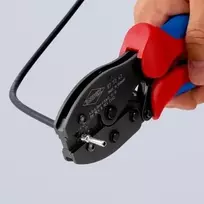 laidu reples - Knipex 975242SB PreciForce užspaudimo replės MC4 / EVO2 - 9 nuotrauka