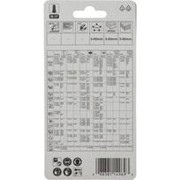 laminatas - Siaurapjūklio pjūkleliai Makita B-17 (T101AO) 70 mm; 5 vnt. - 2 nuotrauka