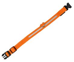 antkaklis svieciantis sunims - ATL Šviečiantis LED antkaklis šunims, oranžinis (Orange), 43-48 cm - 3 nuotrauka