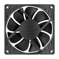 80 mm ventiliatorius - Arctic P8 Slim PWM PST 80 mm Korpuso Ventiliatorius Juodas (Black) - 6 nuotrauka