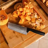 japonisi peiliai - Virtuvinis peilis Fiskars Functional Form Nakiri, 158 mm, nerūdijantysis plienas - 3 nuotrauka
