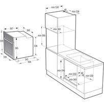 imontuojama orkaite gorenje - Gorenje BO6737E02XK - 2 nuotrauka