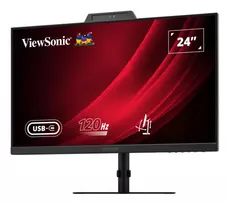 120hz monitorius - ViewSonic VG2441V 24", Full HD, IPS, HDMI, USB-C, juodas - 8 nuotrauka