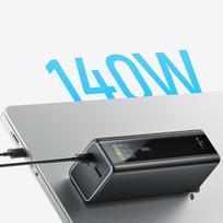 power bank with cable - Cuktech PB200U Powerbank 210W 20000mAh 2x USB-C + USB-A with TFT display and 240W USB-C cable - 8 nuotrauka