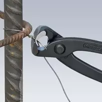 armaturos 12 mm - Replės betonuotojų Knipex 99 00 220K12, 220 mm - 2 nuotrauka