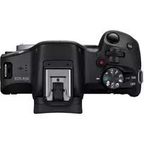 r50 eos - Canon EOS R50 + RF-S 18-45mm + RF 75-300mm Juodas (Black) - 5 nuotrauka