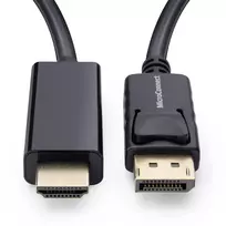 displayport kabelis 1.2 - MicroConnect HDMI to DisplayPort Converter Cable 3m Juodas (Black) - 2 nuotrauka