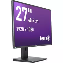 monitorius 27 coliu - Wortmann AG TERRA LCD/LED 2756W PV V4 27", IPS, FHD, juodas (black) - 7 nuotrauka