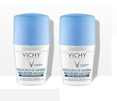 vichy rutulinis dezodorantas antiperspirantas 50 ml - VICHY mineralinis dezodorantas rutulinis 48H, 2 x 50 ml - 2 nuotrauka