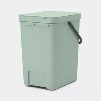 senukai siuksliadeze - Brabantia Sort & Go šiukšliadėžė, 25 l, nefrito žalia (Jade Green) - 2 nuotrauka