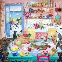 eeBoo Pink Kitchen EPZTPNK, 1000 det.