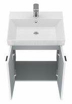 pakabinama spintele - Vonios spintelė su praustuvu Piccolo PC-60, balta (White) - 2 nuotrauka