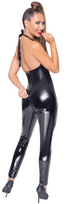 moto apranga - Black Level Vinyl Jumpsuit Zip S Seksuali lateksinė apranga - 2 nuotrauka