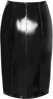 moto apranga - Black Level Vinyl Skirt Zip black M Seksuali lateksinė apranga - 3 nuotrauka