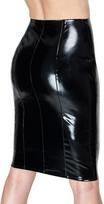 moto apranga - Black Level Vinyl Skirt Zip black M Seksuali lateksinė apranga - 5 nuotrauka