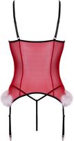 seksualus korsetai - Cottelli lingerie X-Mas Basque L/XL Seksuali liemenėlė - 3 nuotrauka