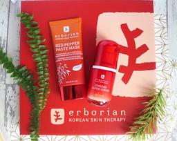 erborian - Šviesinanti ir energizuojanti veido kaukė Erborian Boost Red Pepper Paste Mask, 50ml - 4 nuotrauka