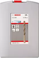 graztu rinkinys hss co - Grąžtų rinkinys bosch HSS-Co,1-10 mm, 19 vnt. - 3 nuotrauka