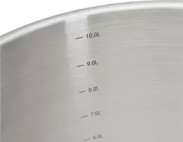 10 l puodas - De Buyer PRIM APPETY 3507.24 mėsos sultinio puodas 10 L Nerūdijančiojo plieno - 2 nuotrauka
