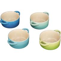 puodu rinkinys - Le Creuset akmens indų rinkinys, 4 vnt. 10x5cm vandenyno (Ocean) - 3 nuotrauka