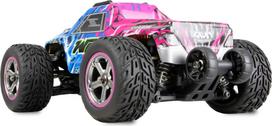 rc modeliai - Amewi Hyper Go MAX20 Monster Truck RC 1:20 (Mėlynas/Rozinis) - 3 nuotrauka