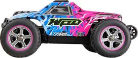 rc modeliai - Amewi Hyper Go MAX20 Monster Truck RC 1:20 (Mėlynas/Rozinis) - 4 nuotrauka