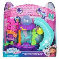 zaidimu namelis - Figūrėlių rinkinys, su priedais Spin Master Gabbys Dollhouse Mercats Colorful Kitty Aquarium, įvairių spalvų - 2 nuotrauka