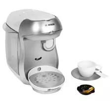 vaikiska virtuvele - Bosch Tassimo žaislinis kavos aparatas F20D4, Sidabrinis (Silver) - 3 nuotrauka