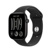 apyranke band - Apple Watch Series 12 GPS 46mm Black Aluminium Case with Black Sport Band - S/M - 1 nuotrauka