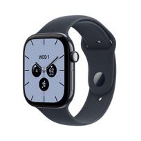 Apple Watch Series 12 GPS + Cellular 46mm Night Blue Ceramic Case with Navy Blue Sport Band - M/L