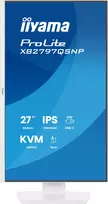 2560x1440 monitorius - Iiyama ProLite XB2797QSNP-W1 27", IPS, QHD, 75Hz, baltas (white) - 7 nuotrauka