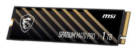 ssd 1tb diskas - MSI SPATIUM M470 PRO 1TB M.2 PCIe Gen4 NVMe - 5 nuotrauka