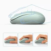 pele ugreen - UGREEN MU105 Wireless Mouse 2.4G Žalia (Celadon Green) - 6 nuotrauka
