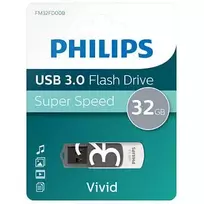 usb atmintukai 32gb - PHILIPS Vivid Edition 32GB White / Gray (Baltas / Pilkas) - 2 nuotrauka