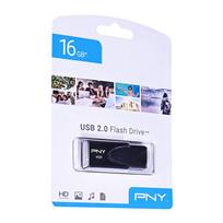 usb atmintukai - PNY Attache 16GB Black (Juodas) - 2 nuotrauka