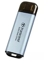 isorinis diskas 1 tb - Transcend ESD300, SSD, 1 TB, mėlyna - 2 nuotrauka
