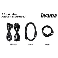 24 ips fhd monitorius - iiyama ProLite XB2493HSU-B1 23.8", IPS, FHD, 120Hz - 4 nuotrauka