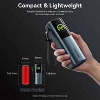 kabeliai akumuliatoriams - Vention Powerhive FKGH0 27000mAh 200W power bank + cable - 11 nuotrauka