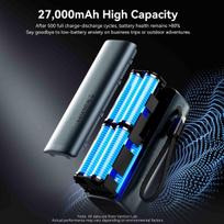 kabeliai akumuliatoriams - Vention Powerhive FKGH0 27000mAh 200W power bank + cable - 15 nuotrauka